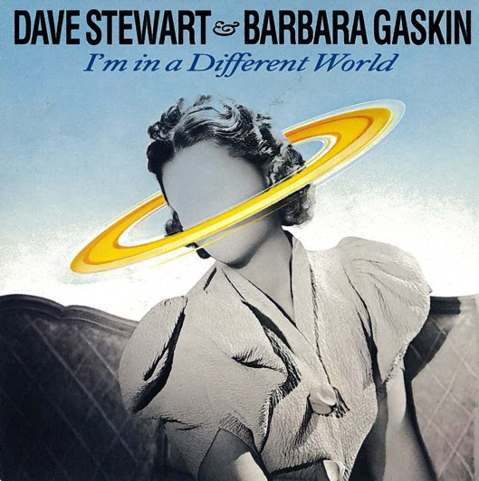 Dave Stewart & Barba - I'm In A Different World - Used Vinyl Record 7 image 1