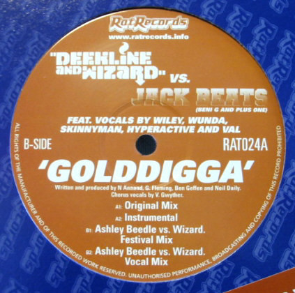 Deekline & Wizard - Golddigga - Vinyl Record 12" image 1