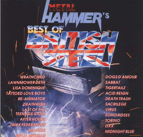 Various - Metal Hammer's Best Of British Steel - Used Vinyl Record image 1