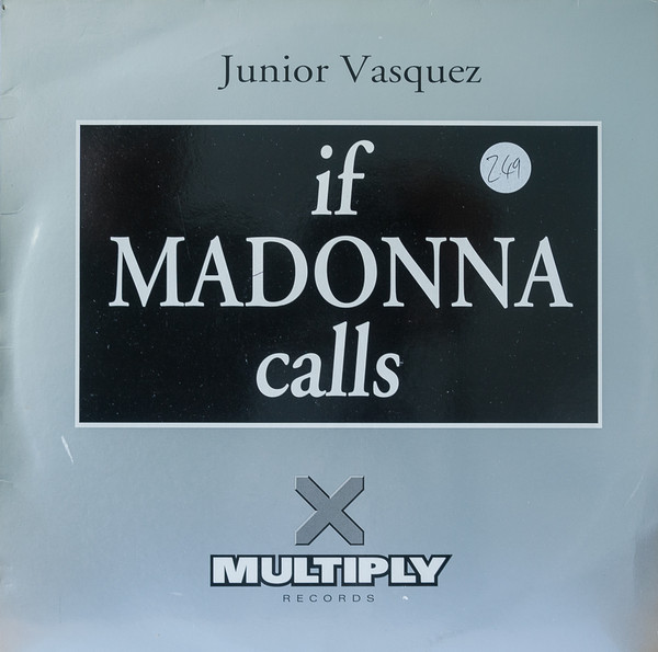 Junior Vasquez - If Madonna Calls - Used Vinyl Record 12" image 1