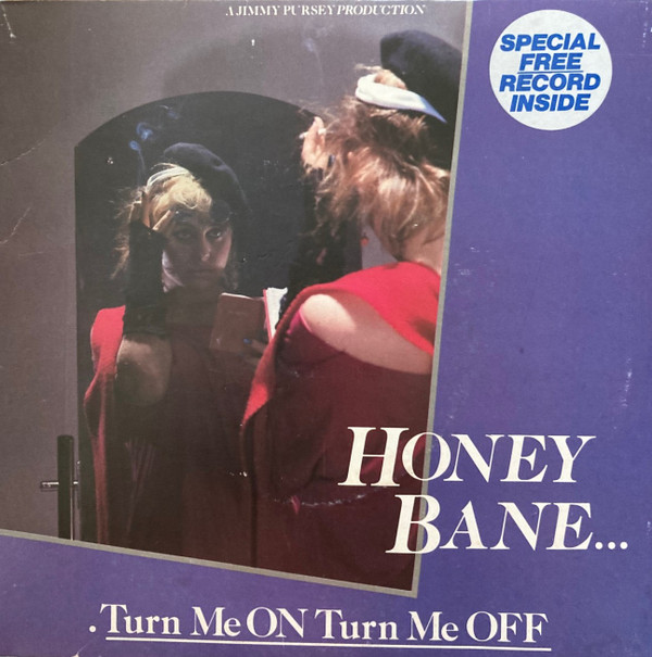 Honey Bane - Turn Me On Turn Me Off - Used Vinyl Record 7" image 1