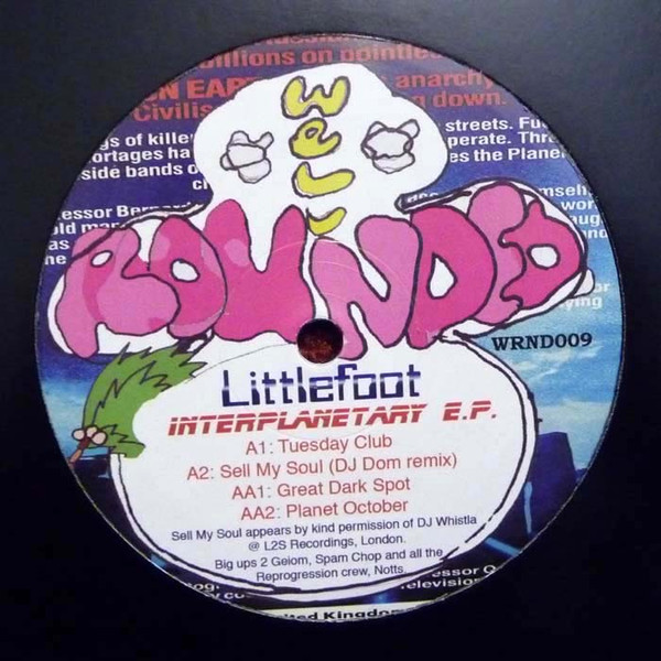Littlefoot - Interplanetary EP - Vinyl Record 12" image 1