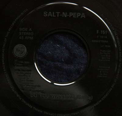 Salt 'N' Pepa - Do You Want Me - Used Vinyl Record 7" image 1