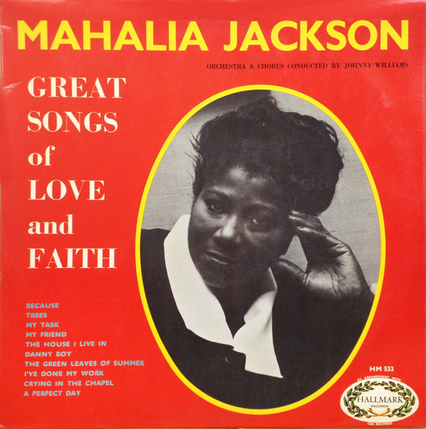 Mahalia Jackson - Great Songs Of Love And Faith - Used Vinyl Record image 1