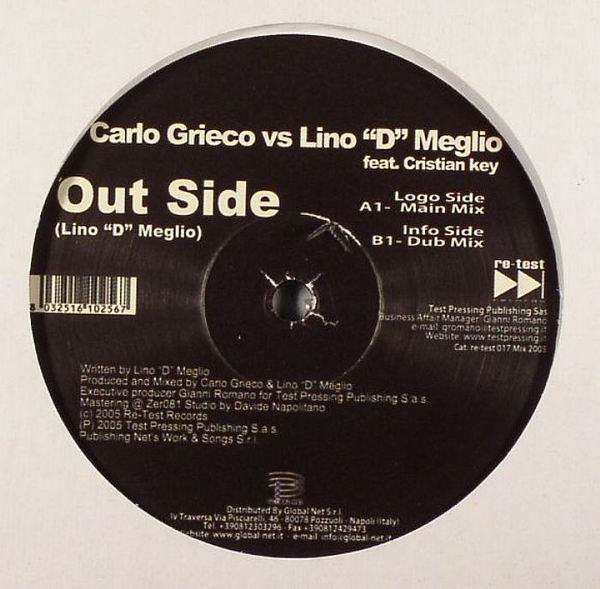 Carlo Grieco - Out Side - Vinyl Record 12" image 1