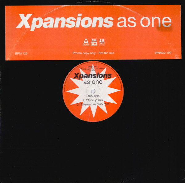 Xpansions - As One - Used Vinyl Record 12" image 1