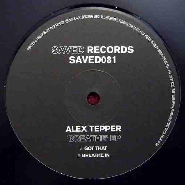 Alex Tepper - Breathe EP - Vinyl Record 12" image 1
