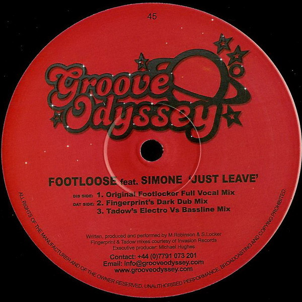 Footloose - Just Leave - Vinyl Record 12" image 1