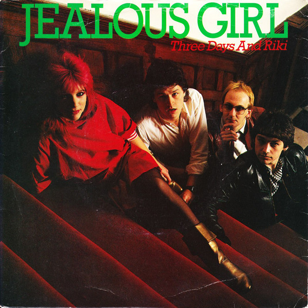 Jealous Girl - Three Days And Riki - Used Vinyl Record 7" image 1