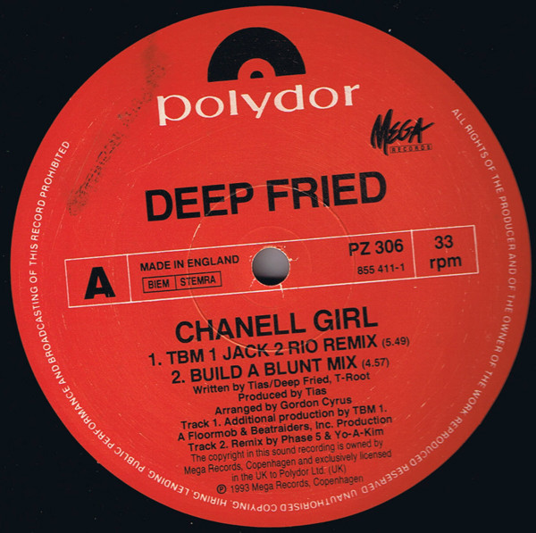 Deep Fried - Chanell Girl - Used Vinyl Record 12" image 1