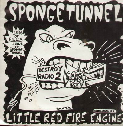 Spongetunnel - Little Red Fire Engine / World Turn Around - Used Vinyl R image 1