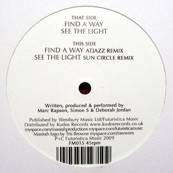 Masirah - Find A Way - Vinyl Record 12" image 1