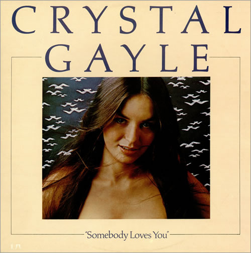Crystal Gayle - Somebody Loves You - Used Vinyl Record image 1