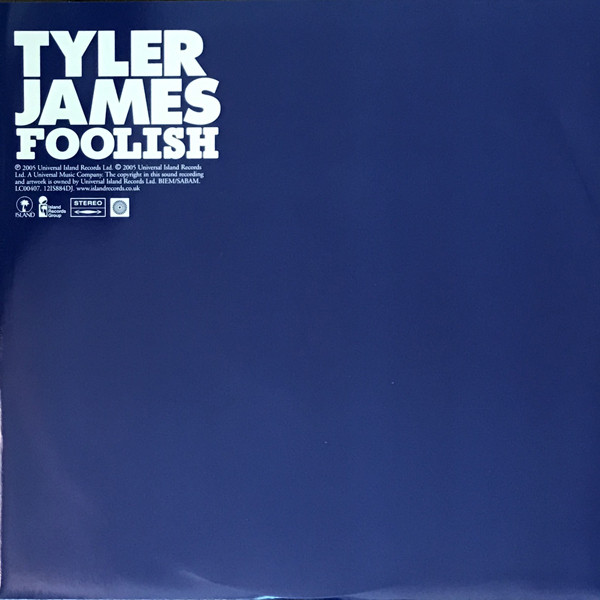 Tyler James - Foolish (Bimbo Jones Remixes) - Used Vinyl Reco image 1