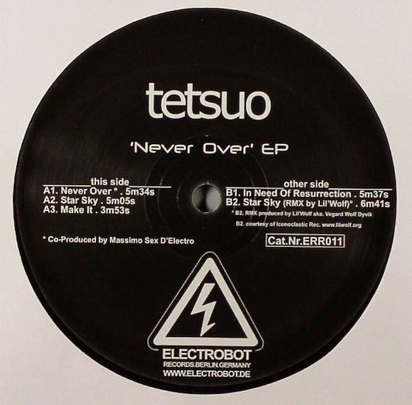 Tetsuo - Never Over EP - Vinyl Record 12" image 1