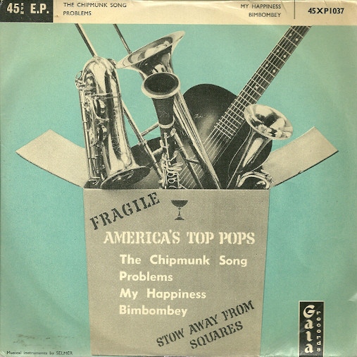Various - America's Top Pops - Used Vinyl Record 7" image 1