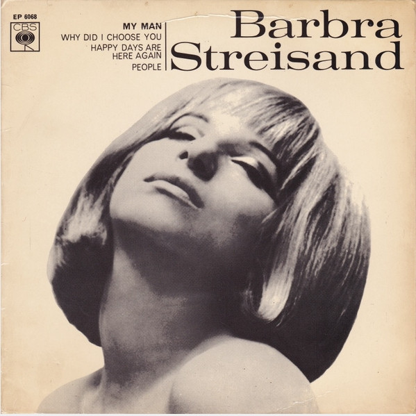 Barbra Streisand - My Man - Used Vinyl Record 7" image 1