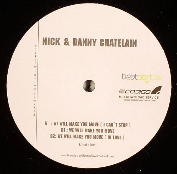 Nick & Danny Chatela - We Will Make You Move - Vinyl Record 12" image 1