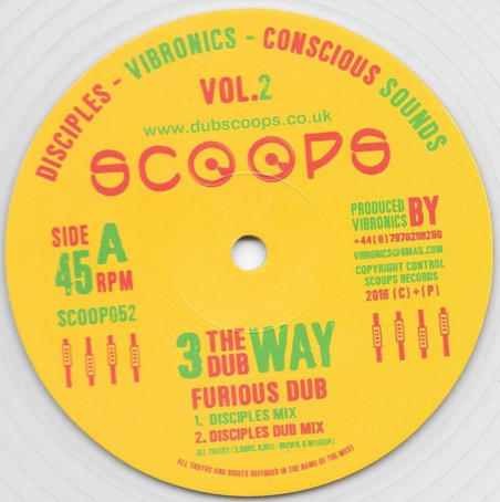 Disciples - Furious Dub - Vinyl Record 10" image 1