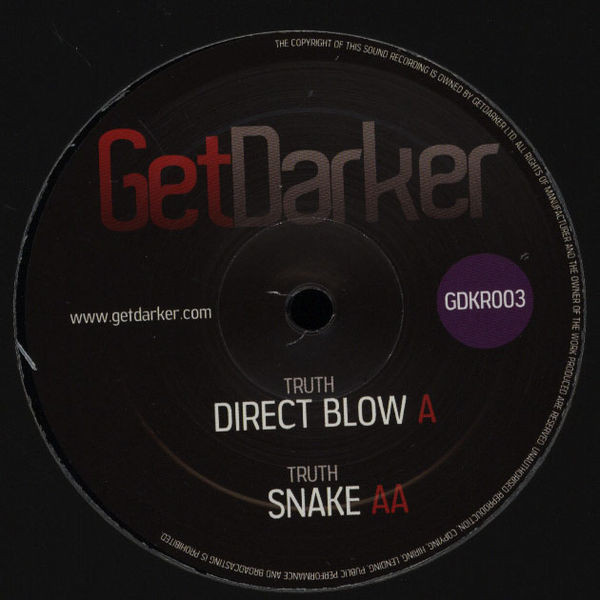Truth - Direct Blow / Snake - Vinyl Record 12" image 1
