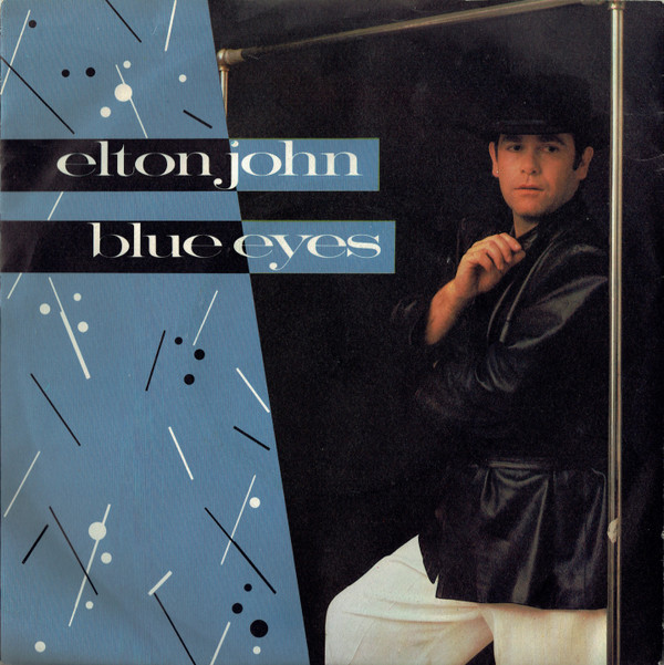 Elton John - Blue Eyes - Used Vinyl Record 7" image 1