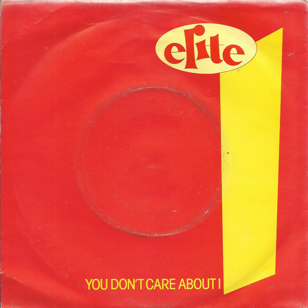 Elite - You Don't Care About I - Used Vinyl Record 7" image 1
