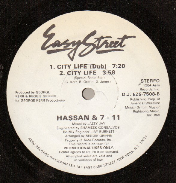 Hassan & 7-11 - City Life - Vinyl Record 12" image 1