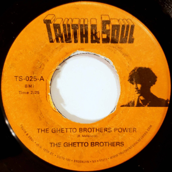 Ghetto Brothers - Power - Vinyl Record 7" image 1