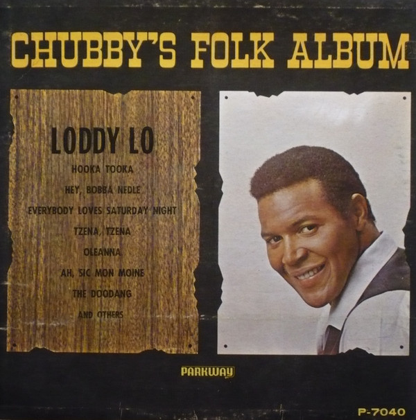 Chubby Checker - Chubby's Folk Album - Used Vinyl Record image 1