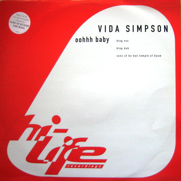 Veda Simpson - Oohhh Baby - Used Vinyl Record 12" image 1