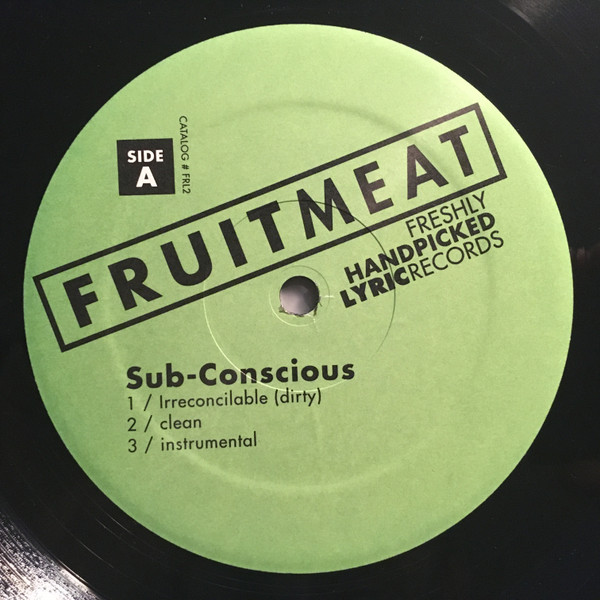 Sub-Conscious - Irreconcilable / Lyrics Loverz Deluxe!!! - Vinyl Reco image 1