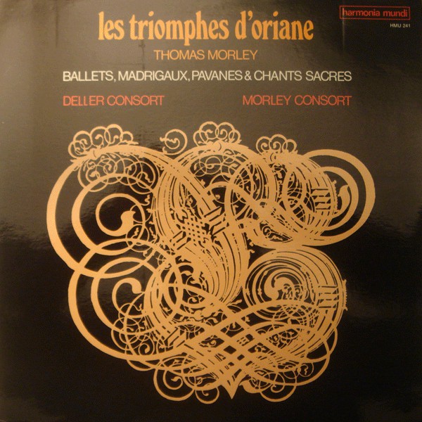 Thomas Morley - Les Triomphes D'Oriane - Used Vinyl Record image 1