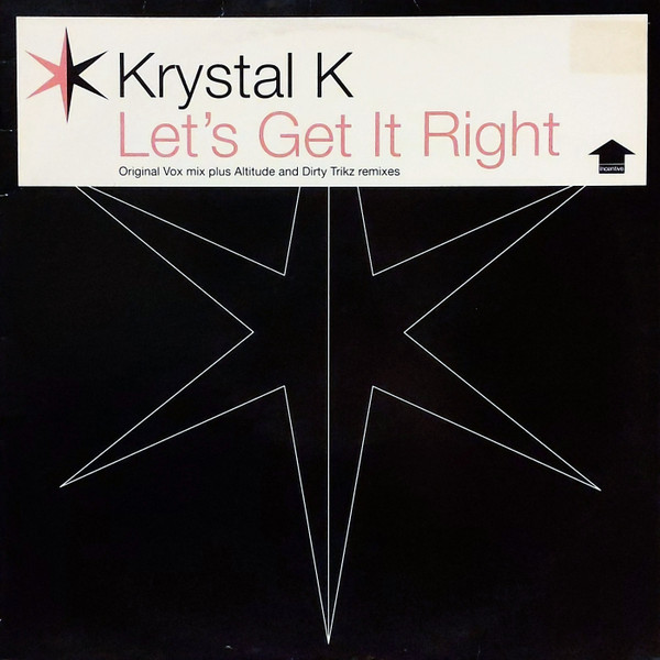 Krystal K - Let's Get It Right - Used Vinyl Record 12" image 1
