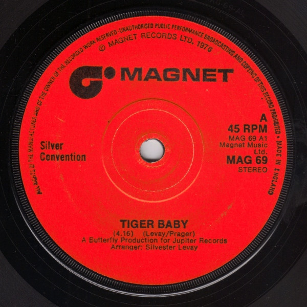 Silver Convention - Tiger Baby / No, No, Joe - Used Vinyl Record 7" image 1