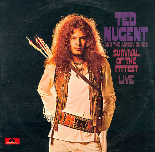 Ted Nugent - Survival Of The Fittest / Marriage On The Rocks - Used Viny image 1