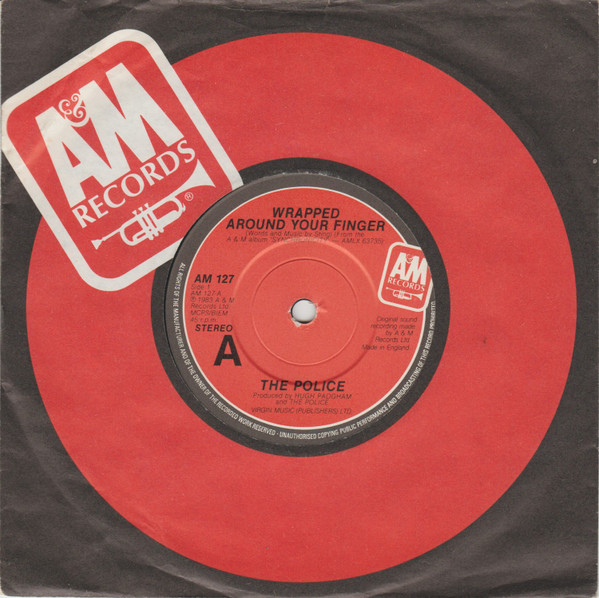 Police - Wrapped Around Your Finger - Used Vinyl Record 7" image 1