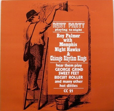 Roy Palmer - Rent Party Playing To-Night - Used Vinyl Record image 1