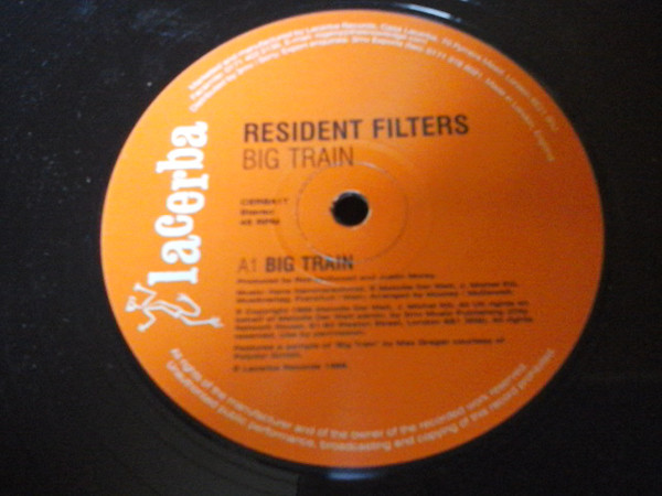 Resident Filters - Big Train - Used Vinyl Record 12" image 1