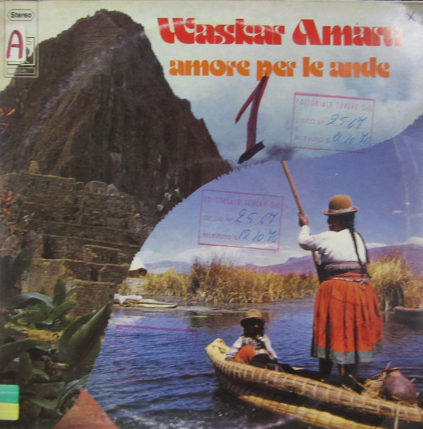 Waskar Amaru - Amore per Le Ande - Used Vinyl Record image 1
