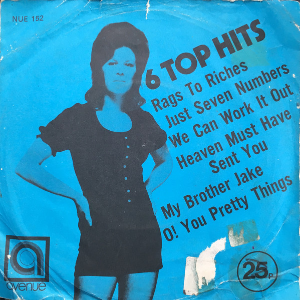 Alan Caddy Orchestra - Six Top Hits - Used Vinyl Record 7" image 1