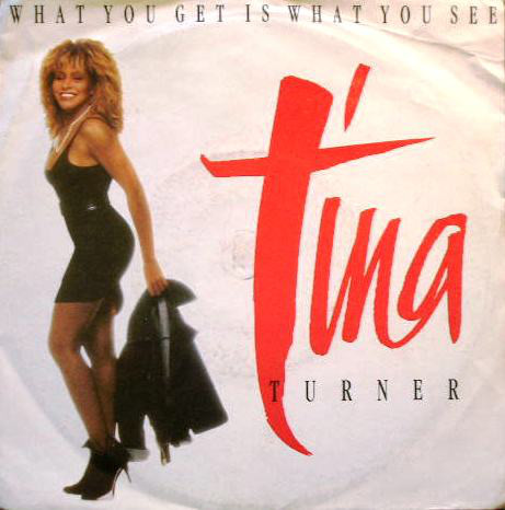 Tina Turner - What You Get Is What You See - Used Vinyl Record 7" image 1