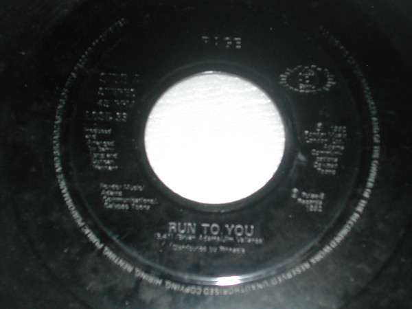 Rage - Run To You - Used Vinyl Record 7" image 1