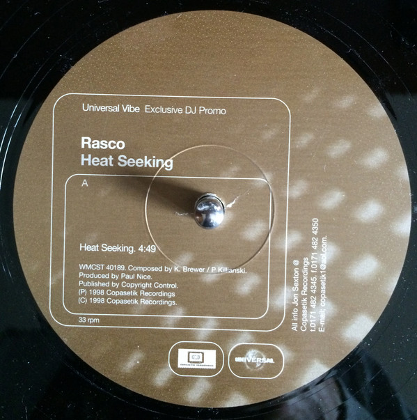 Rasco - Heat Seeking - Used Vinyl Record 12" image 1
