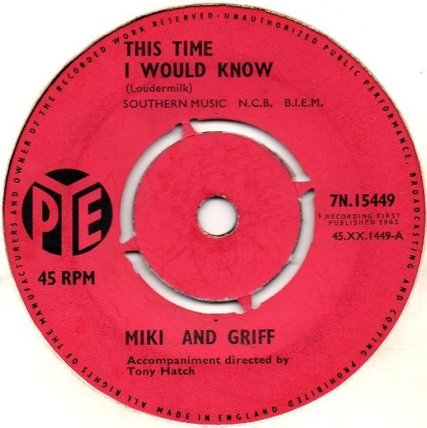 Miki & Griff - This Time I Would Know - Used Vinyl Record 7" image 1
