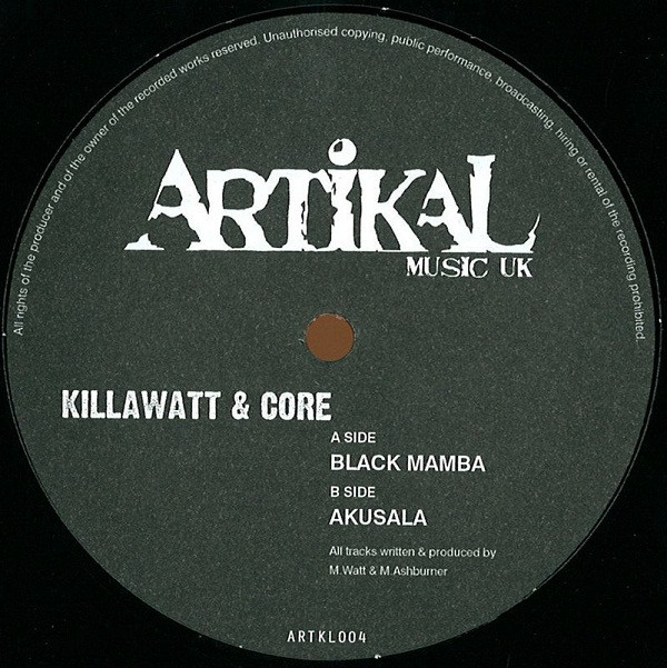 Killawatt - Black Mamba - Vinyl Record 12" image 1