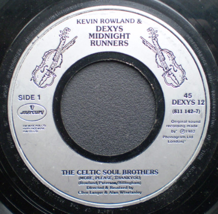 Kevin Rowland - Celtic Soul Brothers - Used Vinyl Record 7" image 1