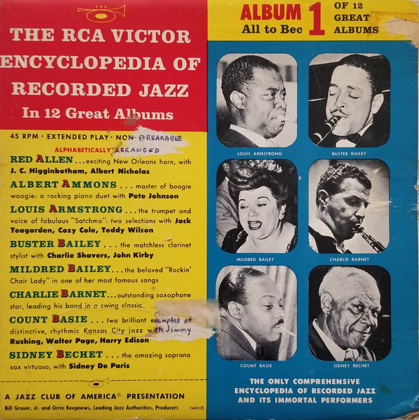 Various - RCA Victor Encyclopedia Of Recorded Jazz: Album 1 All to Bec image 1