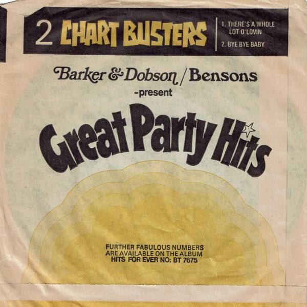 Unknown Artist - Great Party Hits - 2 Chart Busters - Used Vinyl Reco image 1