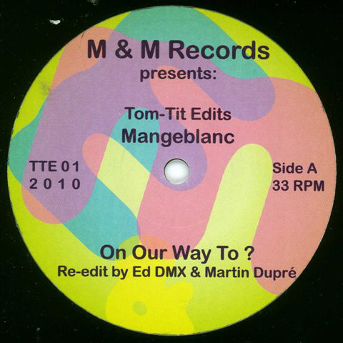 Blancmange - Tom-Tit Edits Presents: Mangeblanc - Vinyl Record 10" image 1