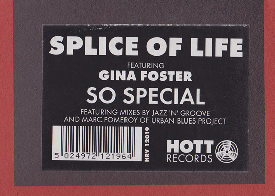 Splice Of Life - So Special - Used Vinyl Record 12" image 1